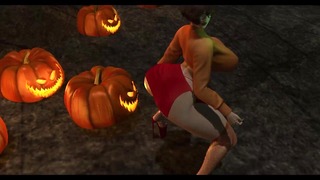 Velma Dinkley, salope aux gros seins, secoue le cul et danse