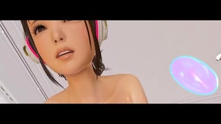 Vr Kanojo Doggy Style Seks Hentai Permainan Seks Maya Pov