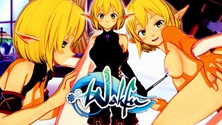Evangelyne – Horny yellow slut enjoys the company of a big cock in Wakfu hentai porn