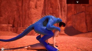 Nasty Life Blue Lizard pikkelyes pornó (Jenny és Corbac)