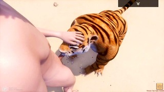 Nasty Life Fucking a Furrie Tiger Girl