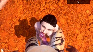 Lunatic Life New Girl Alissa Knoted By a Tiger in Pov