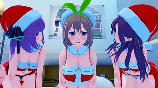 Yotsuba Xmas the Quintessential Quintuplets 3d #hentai