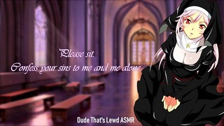 Lonely nun gets horny in stunning ASMR hentai porn