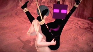 (Porno 3d) Choses étranges à baiser # 2 - Minecraft Plante grimpante de l'Ender