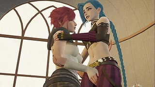 Arcane – Vi and Jinx Lesbian Sex [4k, 60fps, 3d Hentai Game, Uncensored, Ultra Settings]