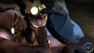 Bbc is so Huge She Can only Suck the Tip