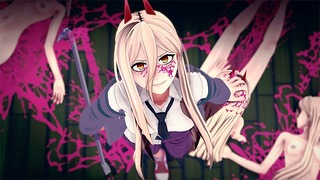 Chainsaw Man: Power Doggystyle Sex With A Beautiful Babe. (3d Hentai)