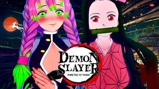 Zabiják démonů Hentai Kompilace (daki, Nezuko, Mitsuri Kanjori)