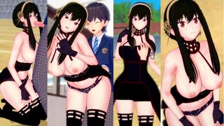 Spy 3dcg [hentai Game Koikatsu! Yor forger]