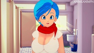 Zasraná Bulma od Dragon Ball Super po Creampie – anime Hentai 3D bez cenzury