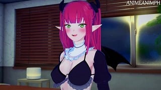 Fucking Marin Kitagawa in Her Succubus Rizu Kyun Costume until Cream Pie – Sexy Cosplay Doll Hentai