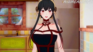 Fucking Yor forger from Spy X Family until Cream Pie – anime anime 3d Uncensored