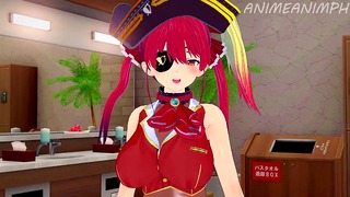 Hololive Virtual Youtuber Houshou Marine Hentai Hentai 3d Uncensored
