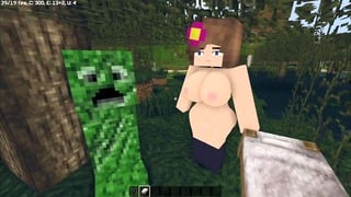 I Fuck Jenny When Creeper is Watching Minecraft