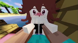 Minecraft – Jenny Sexmod Luna Sentando No Pau