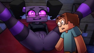 Minecraft Porn Hornycarft Enderman Babe Play With Anal Sex Sex Toy Game Gallery