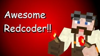 Minecraft Redstone Tutorial Ep9 amazing Redcoder!!