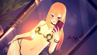My Dress Up Darling: Marin Kitagawa Sex With A Beautiful Girl. (3d Hentai)