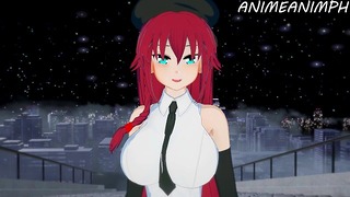 Trinity Seven Lilith Asami anime 3d ocensurerad