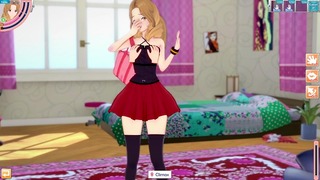 3d anime Hentai. Pok Mon: Adult Trainer Serena Fucks for the First Time!!