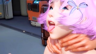 3d anime : Boosty Екстремен анален секс с Ahegao Лице без цензура