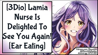 3dio Lamia Nurse is Delighted to See You Again! Ear Eat Asmr Wholesome
