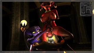 Atop the Throne Adult Sextoys Jerk off Succubus Monster Girl Futanari 3d Hentai Monstergirl anime 3d Huge Dick Futanari Huge Boobs