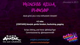 [avatar] 아줄라 공주 입으로 | Oolay-tiger의 성적인 오디오 재생