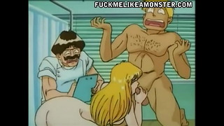 Blonde anime Porn Babe Rides Cock Before Bdsm
