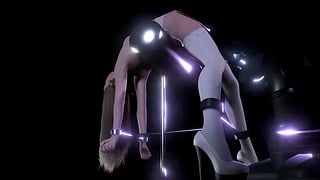 Blondie Girl on A Bdsm Sex Machine | 3d Porn