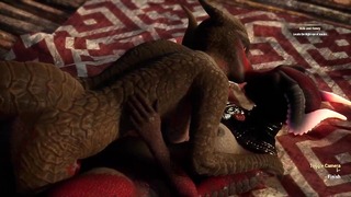 Carnal instinct – Sex Scene intimate Draconid – Multiple forms