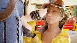 Cindy Aurum handjob Final Fantasy Xv animatie Met geluid 3d