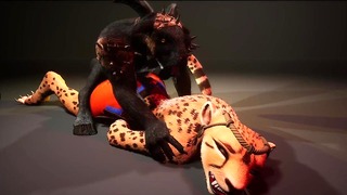 Djablo X Kira Furry Hard Core Demon Orc anime Monster Dinghube3d Ass Fuck