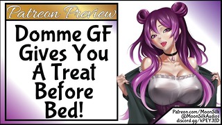 Domme Fiance Gives You A Treat Before Bed