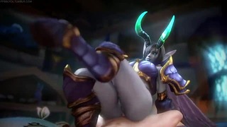 Dreadlord Jaina (animasyon Derlemesi) Dreadlord Jaina Sfm Bakış açısı World Warcraft Jaina Proudmoore Hentai Futa