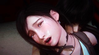 2! Cosplay Мед Виберіть 2 anime Секс утрьох одягнений секс точки зору пухкі Hentai Велика дупа Великі груди Final Fantasy 3d анімація