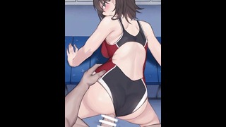 Sex 2d Cartoon Swimsuit Teenager Younger