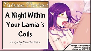 Εκτεταμένη προεπισκόπηση Patreon: A Night Within Your Lamia S Coils Part 1