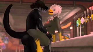 Kelab Malam Berbulu Sex Birdxsnake (sl Yiff video)