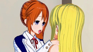 Sihirli Kız Lirik Nanoha - Nanoha X Futa Fate 3d Hentai
