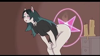 Magician Tries Two BBW Dicks (animation)