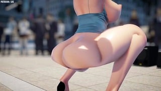 Mmd anaconda Rwby Tits Ass Twerk