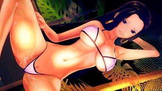 Nami, Boa Hancock, Uta e Yamato tutti scopati da Rufy con Creampie - one Piece Hentai compilazione