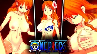 One Piece Nami Fucks With Big Cock and Gives Boobjob