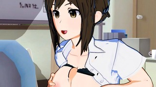 Nande Koko Ni Sensei Ga!? – Kana Kojima 3d anime Porno