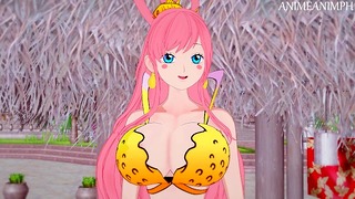 One Piece Η γιγάντια γοργόνα πριγκίπισσα Shirahoshi Hentai anime Τρισδιάστατο πορνό χωρίς λογοκρισία