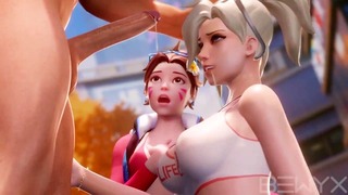 Overwatch Mercy Compilation #1 [sfm Blender]