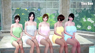 Pin Up Girls Hmv Відьма з великими сиськами Hmv Компіляція Sweet 3D Hentai музика Hmv Бікіні 3D