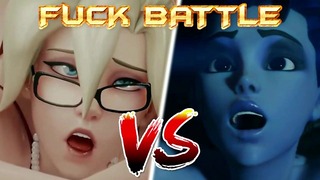 [pmv] Widowmaker Vs Mercy – Sex Battle – Rondoudou Media